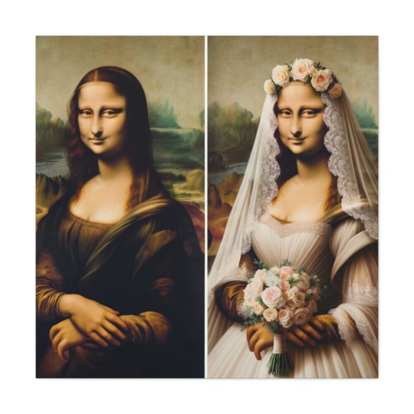 101419-226.jpg Mona Lisa Reimagined as a Bride Standard Canvas