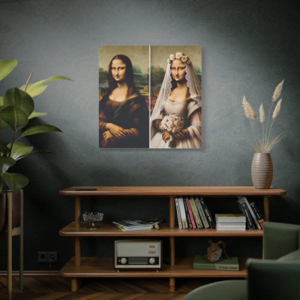 101419-229.jpg Mona Lisa Reimagined as a Bride Standard Canvas