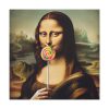 101419-231.jpg Mona Lisa with a Colorful Lollipop Standard Canvas