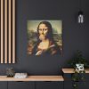 101419-233.jpg Mona Lisa with a Colorful Lollipop Standard Canvas