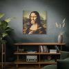 101419-234.jpg Mona Lisa with a Colorful Lollipop Standard Canvas