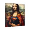 101419-240.jpg Mona Lisa Reimagined as a Superhero Standard Canvas