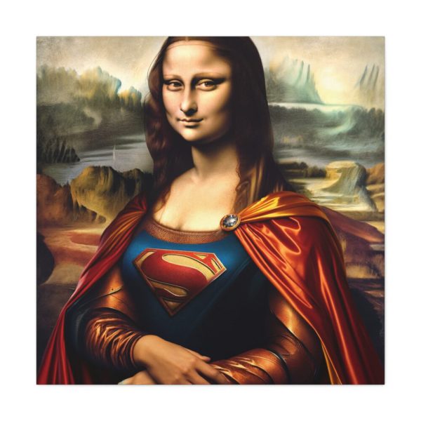 101419-241.jpg Mona Lisa Reimagined as a Superhero Standard Canvas