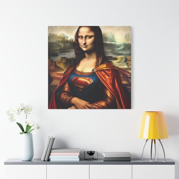 101419-242.jpg Mona Lisa Reimagined as a Superhero Standard Canvas