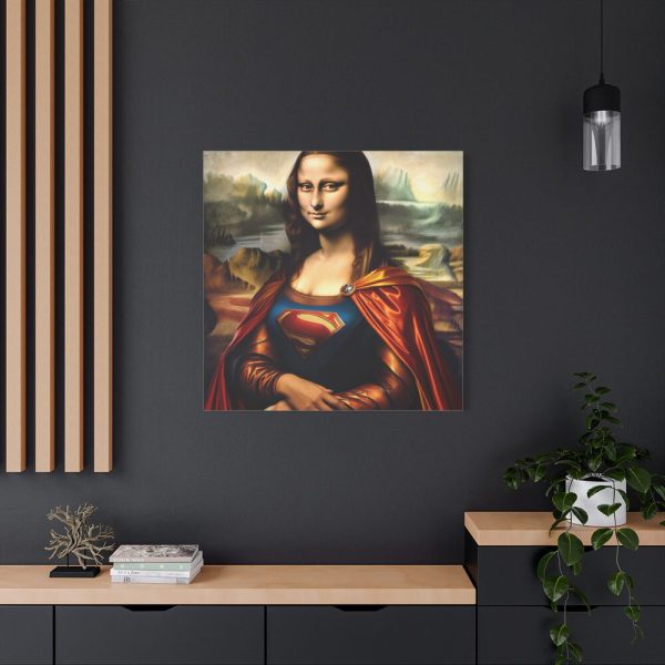 101419-243.jpg Mona Lisa Reimagined as a Superhero Standard Canvas