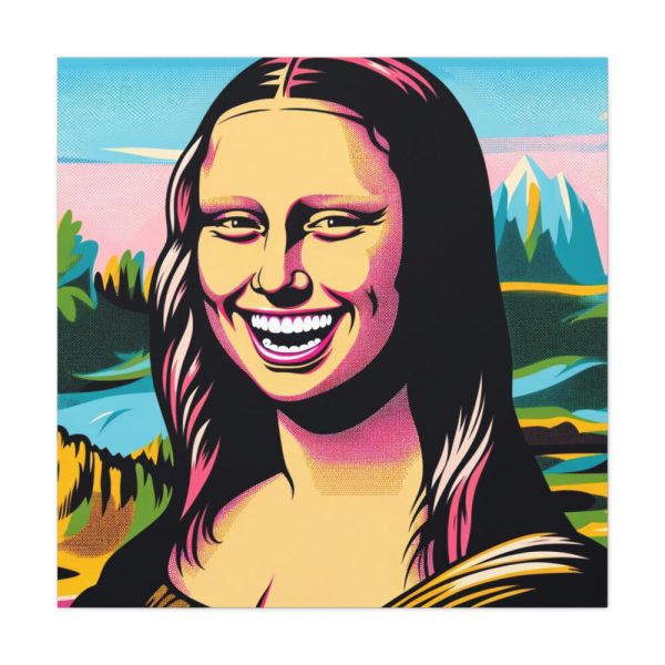 101419-251.jpg Mona Lisa in a Pop Art Style Standard Canvas