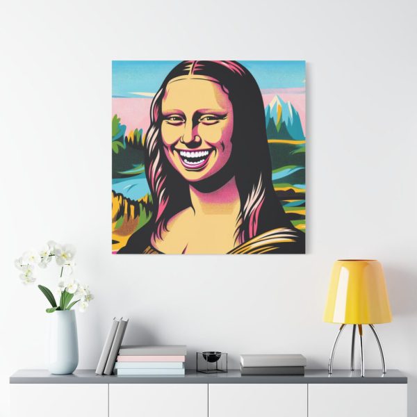 101419-252.jpg Mona Lisa in a Pop Art Style Standard Canvas