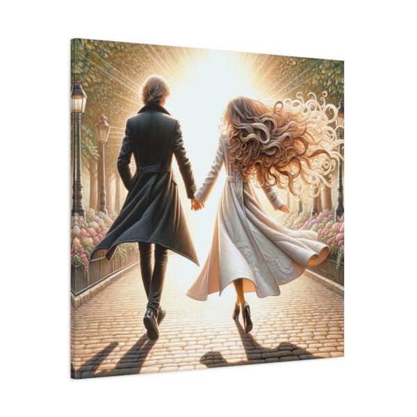 101419-255.jpg Couple Holding Hands on a Sunny Day Standard Canvas