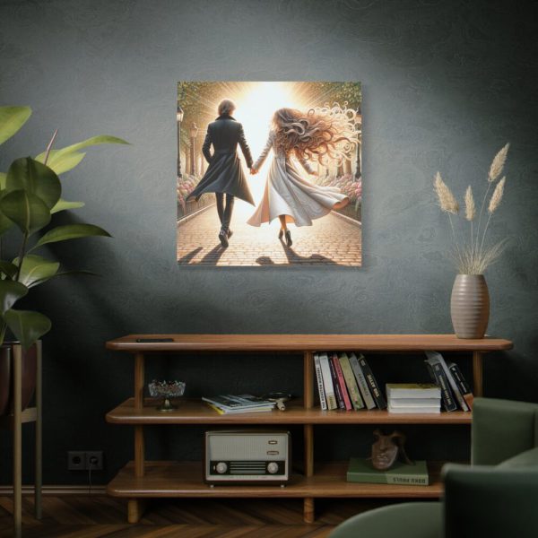 101419-259.jpg Couple Holding Hands on a Sunny Day Standard Canvas