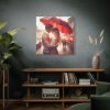 101419-269.jpg Couple Embracing Under Red Umbrella Standard Canvas