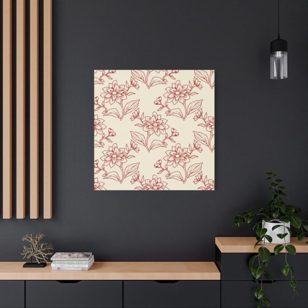 101419-28.jpg Floral Botanical Pattern Standard Canvas