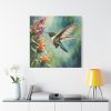101419-282.jpg Hummingbird Flower Art Standard Canvas