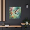 101419-283.jpg Hummingbird Flower Art Standard Canvas