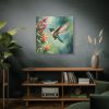101419-284.jpg Hummingbird Flower Art Standard Canvas