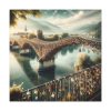 101419-286.jpg Bridge Adorned with 'Locks of Love Standard Canvas