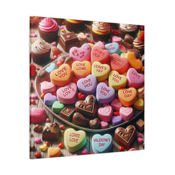 101419-290.jpg Colorful Candy Hearts Standard Canvas