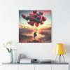 101419-302.jpg Man With Heart-Shaped Balloon Adventure Standard Canvas