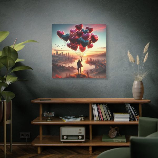 101419-304.jpg Man With Heart-Shaped Balloon Adventure Standard Canvas