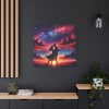 101419-313.jpg Romantic Silhouettes of a Couple Standard Canvas