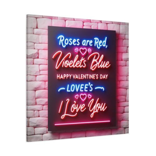 Roses Are Red, Violets Are Blue Standard Canvas