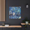 101419-33.jpg Blue Floral Seamless Pattern Standard Canvas