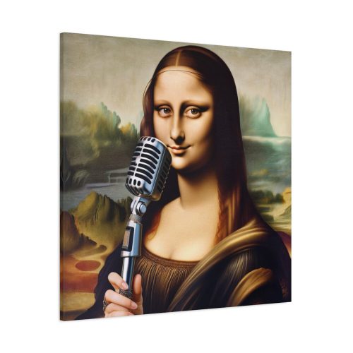 101419-345.jpg Mona Lisa Reimagined as a Singer Standard Canvas