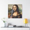 101419-347.jpg Mona Lisa Reimagined as a Singer Standard Canvas