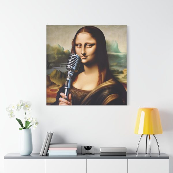 101419-347.jpg Mona Lisa Reimagined as a Singer Standard Canvas