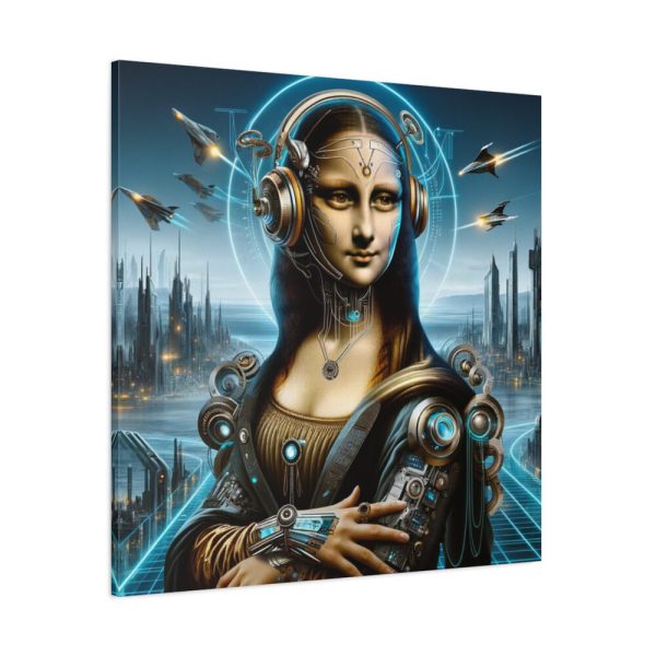 101419-350.jpg Mona Lisa Reimagined in a Futuristic Setting Standard Canvas