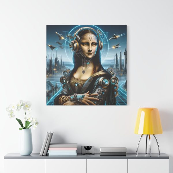 101419-352.jpg Mona Lisa Reimagined in a Futuristic Setting Standard Canvas