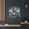 101419-353.jpg Mona Lisa Reimagined in a Futuristic Setting Standard Canvas