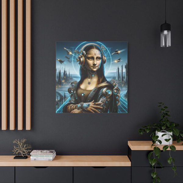 101419-353.jpg Mona Lisa Reimagined in a Futuristic Setting Standard Canvas