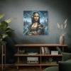 101419-354.jpg Mona Lisa Reimagined in a Futuristic Setting Standard Canvas