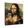 101419-360.jpg Mona Lisa Making a Duckface Standard Canvas
