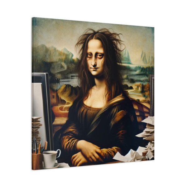 101419-365.jpg Mona Lisa Very Tired From Work Standard Canvas