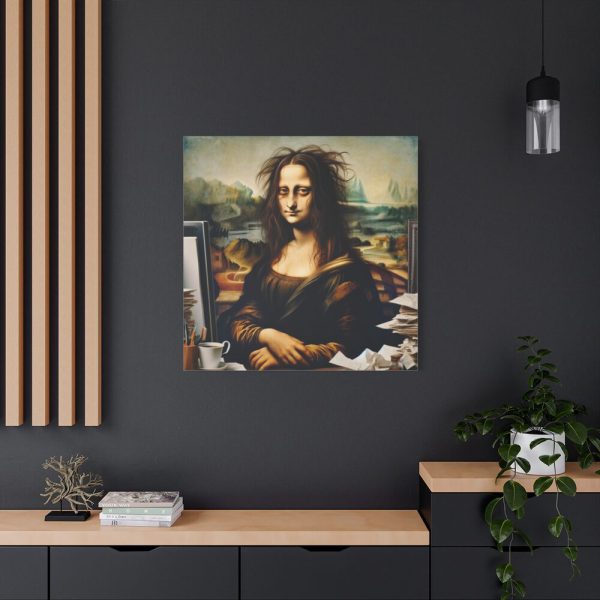 101419-368.jpg Mona Lisa Very Tired From Work Standard Canvas