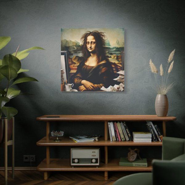 101419-369.jpg Mona Lisa Very Tired From Work Standard Canvas