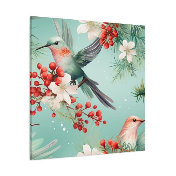 101419-370.jpg Seamless Hummingbird Holiday Standard Canvas
