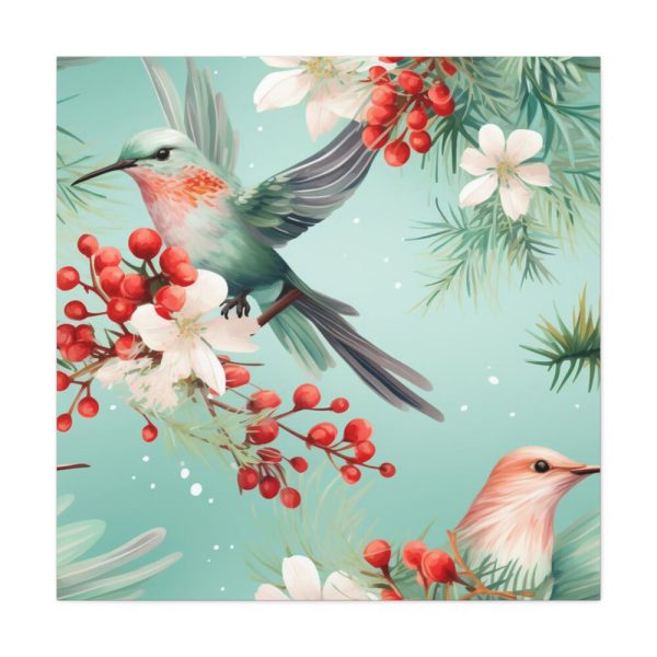 101419-371.jpg Seamless Hummingbird Holiday Standard Canvas