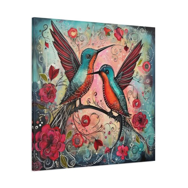 Pair of Hummingbirds Standard Canvas