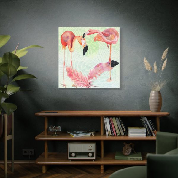 101419-384.jpg Two Flamingos Tropical Standard Canvas