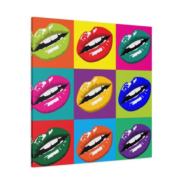 101419-50.jpg Mouth Lips Pop Art Standard Canvas
