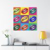 101419-52.jpg Mouth Lips Pop Art Standard Canvas
