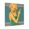 101419-60.jpg Retro Smoking Lady Standard Canvas