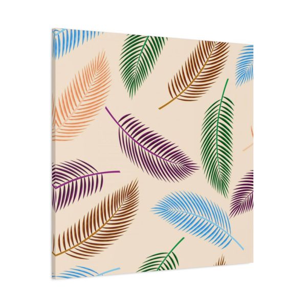 101419.jpg Tropical Leaves Pattern Standard Canvas