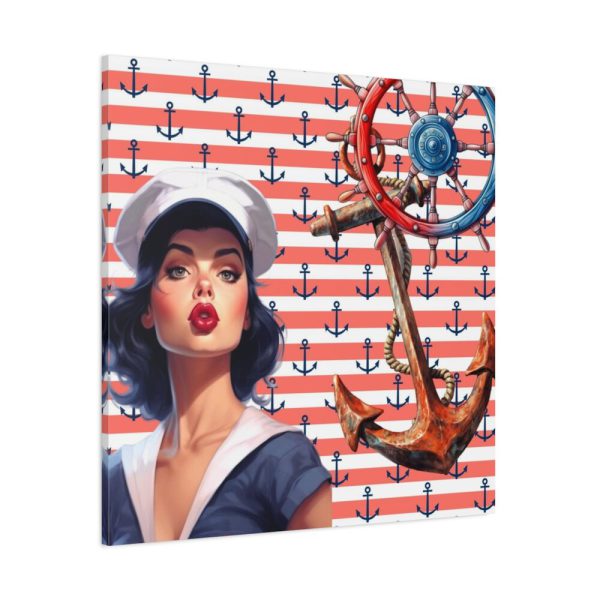 101419-65.jpg Nautical Pinup Girl I Standard Canvas