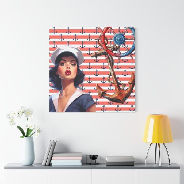 101419-67.jpg Nautical Pinup Girl I Standard Canvas