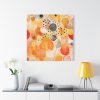 101419-7.jpg Orange Yellow Abstract Artwork Standard Canvas