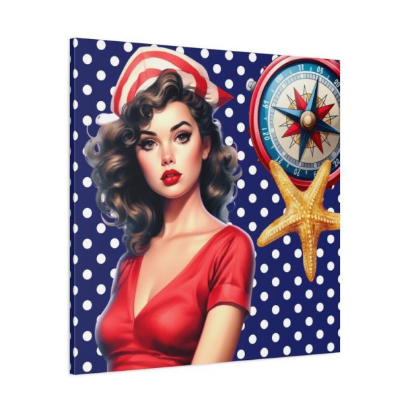 101419-70.jpg Nautical Pinup Girl II Standard Canvas
