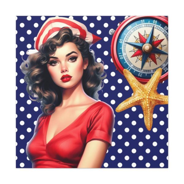 101419-71.jpg Nautical Pinup Girl II Standard Canvas